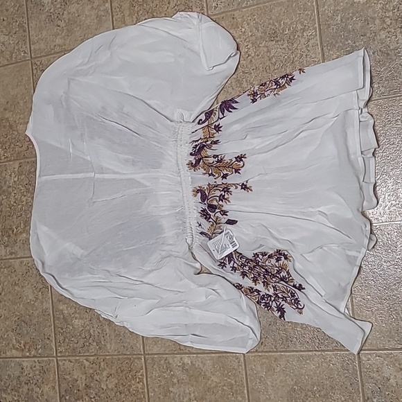 Free People Pretty Pineapple dress- white - Size Xsmall Will fit medium NWT - Picture 8 of 8